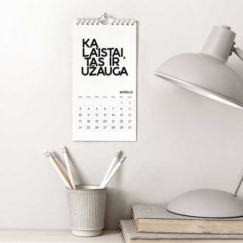 Mini kalendorius lietuviškas 